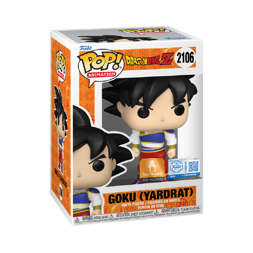 Goku Yardrat Funko Pop 2106 Dragon Ball Z Toy Temple Pre Release