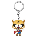 Aggretsuko With Guitar Funko Pop Pocket Keychain