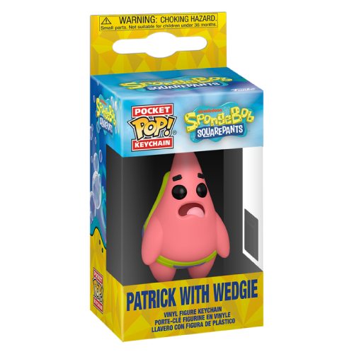 Patrick With Wedgie Funko Pop Poket Keychain Funko Exclusive
