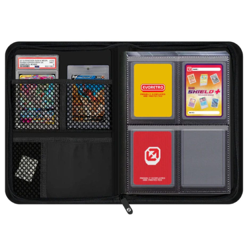 Shield+Topload Cards Binder Compact 96 Karten Black Evoretro