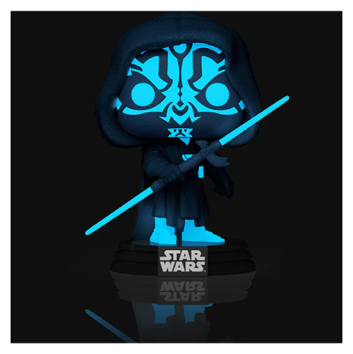 Darth Maul Funko Pop 740 Star Wars Specialty Series Glows in the Dark