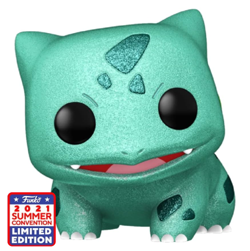 Bulbasaur Funko Pop 453 Pokémon Diamond 2021 Summer Con Limited Edition