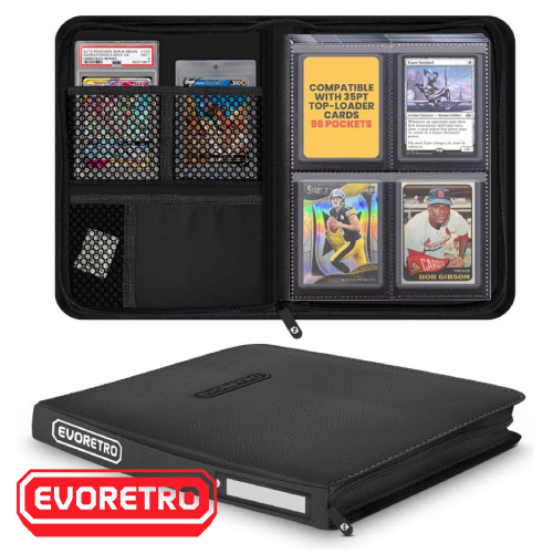 Shield+Topload Cards Binder Compact 96 Karten Black Evoretro