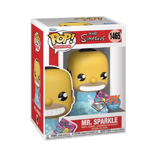 Mr. Sparkle Funko Pop 1465 The Simpsons Diamond PX Previews Exclusive