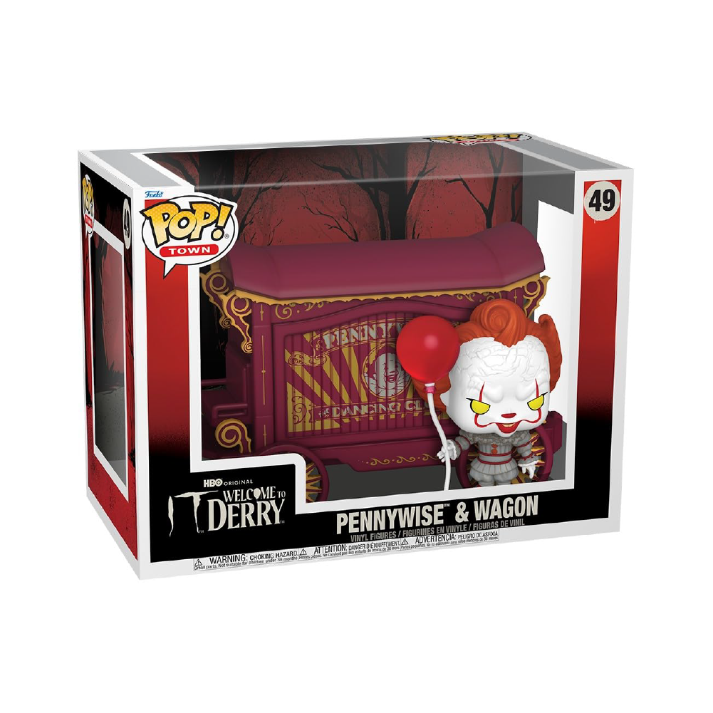 Pennywise & Wagon Funko Pop Town 49 IT Welcome to Derry