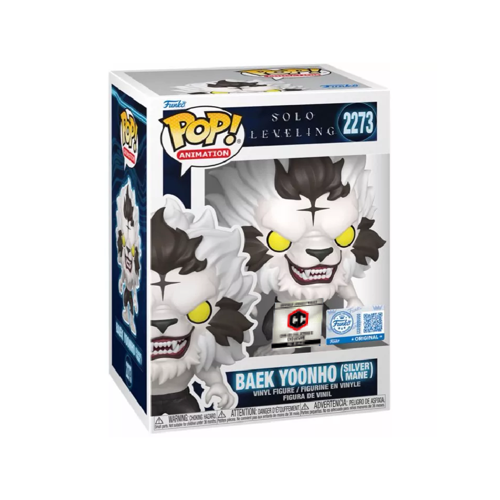 Baek Yoonho Bundle Funko Pop 2273 Solo leveling Chalice Collectibles Pre Release + Flocked Chase