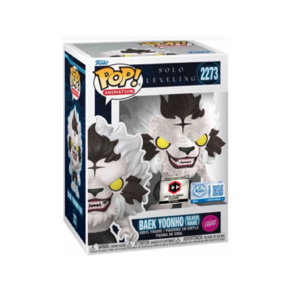 Baek Yoonho Bundle Funko Pop 2273 Solo leveling Chalice Collectibles Pre Release + Flocked Chase