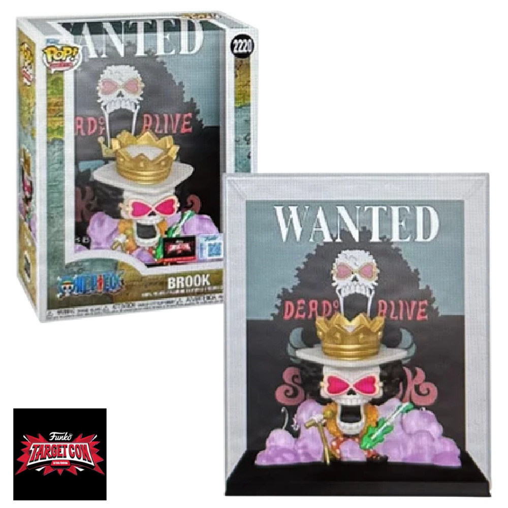 Brook Funko Pop Cover 2220 One Piece TargetCon Exclusive 2026