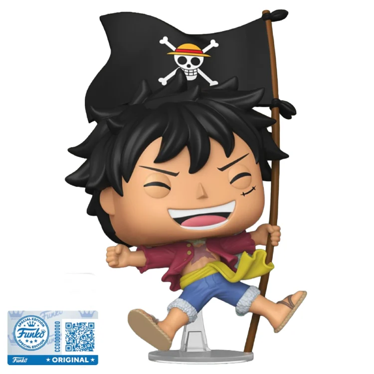 Luffy With Flag Funko Pop One Piece Funko Exclusive