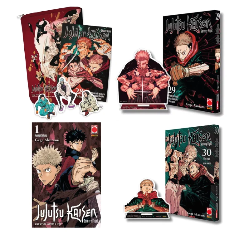 Lotto Jujutsu Kaisen Sorcery Fight Variant 28-29-30 + Vol. 1 Discovery Edition