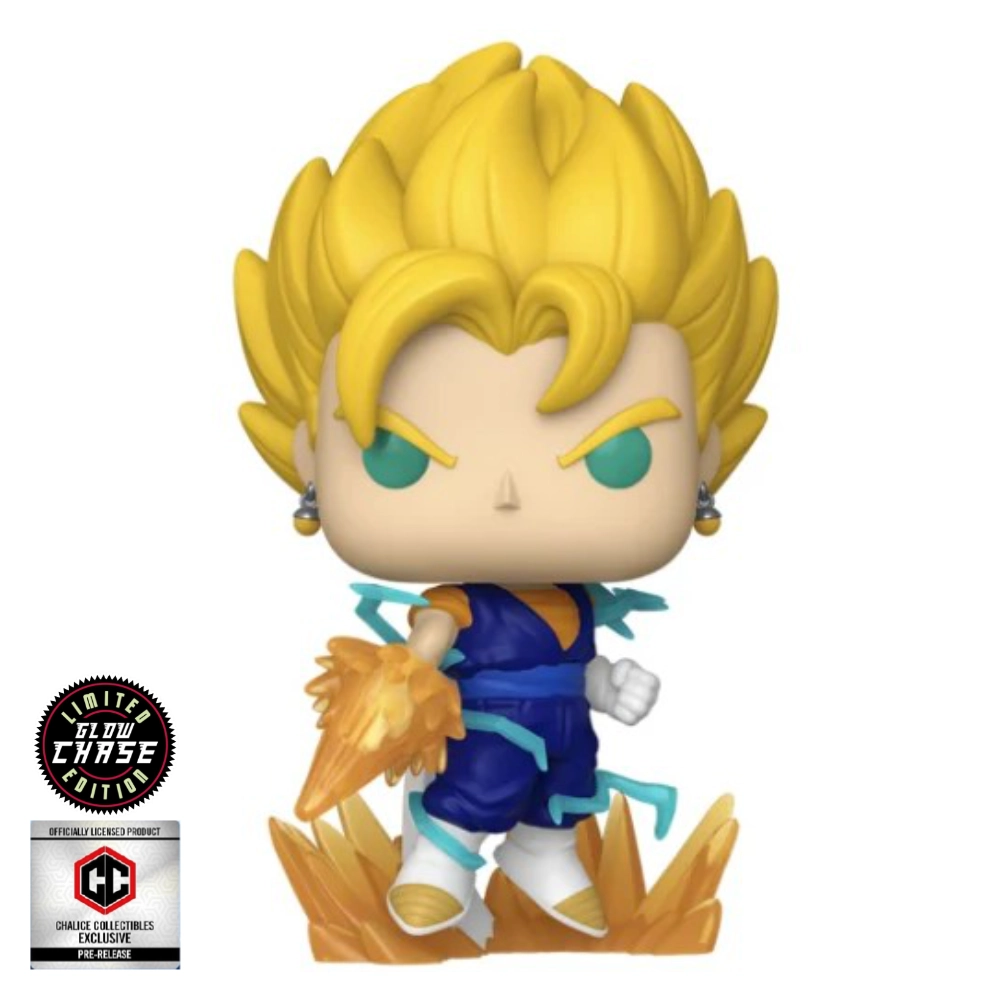 Bunlde Vegito Funko Pop 2218 Dragon Ball Z Chalice Collectibles Pre Release + Glow Chase