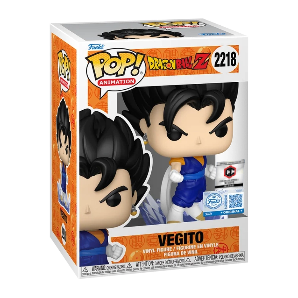 Bunlde Vegito Funko Pop 2218 Dragon Ball Z Chalice Collectibles Pre Release + Glow Chase