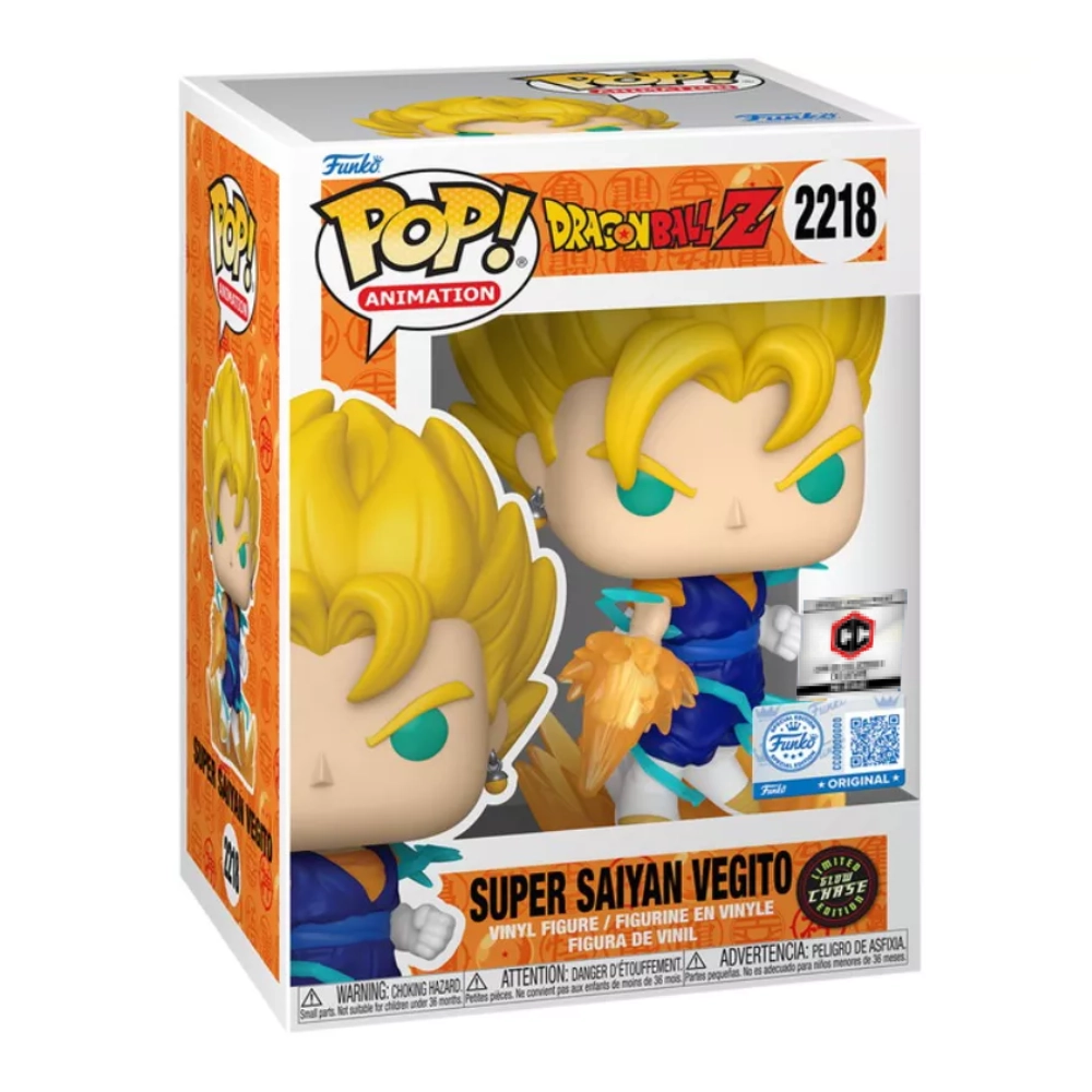 Bunlde Vegito Funko Pop 2218 Dragon Ball Z Chalice Collectibles Pre Release + Glow Chase
