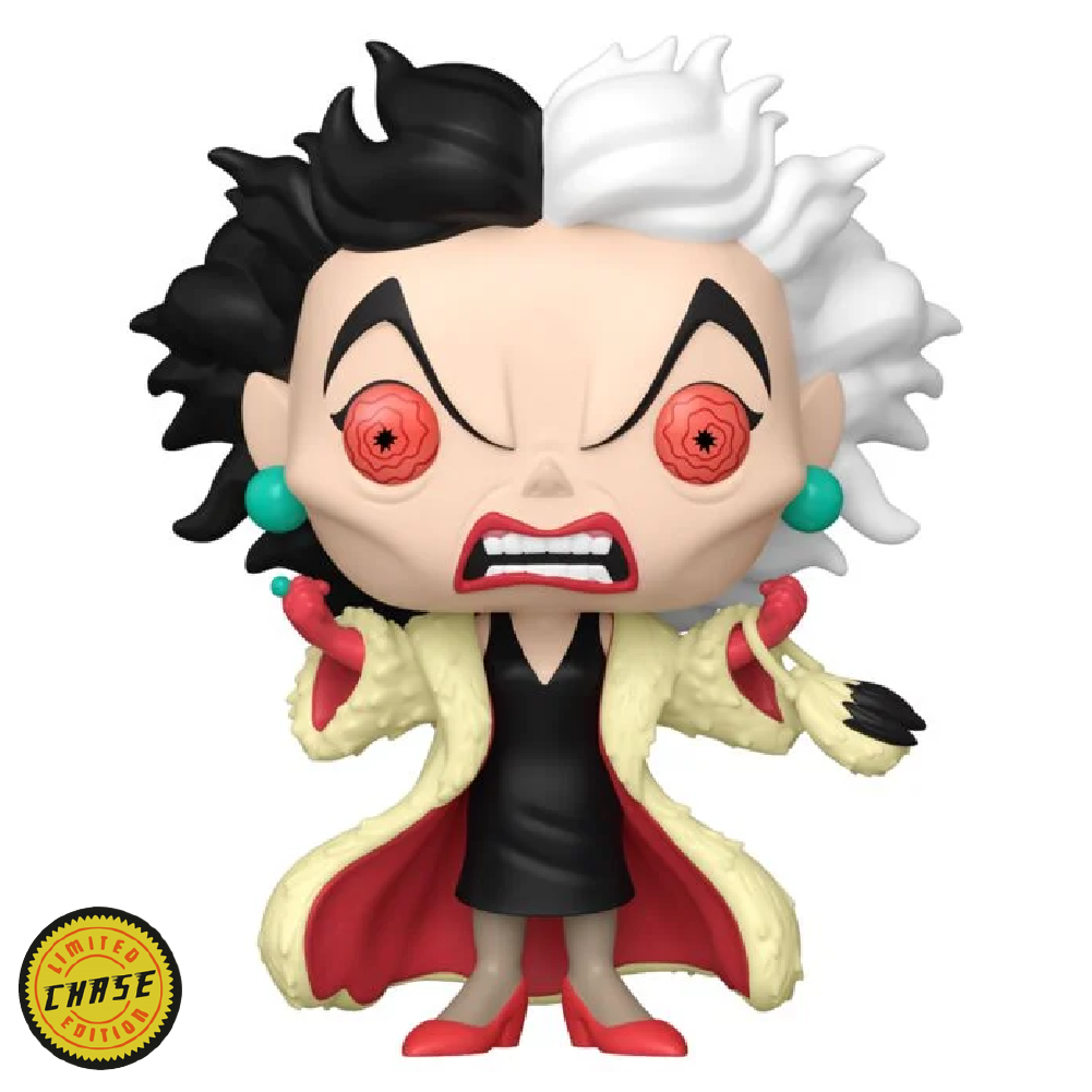 Cruella De Vil Funko Pop 1663 101 Dalmatians Chase Edition