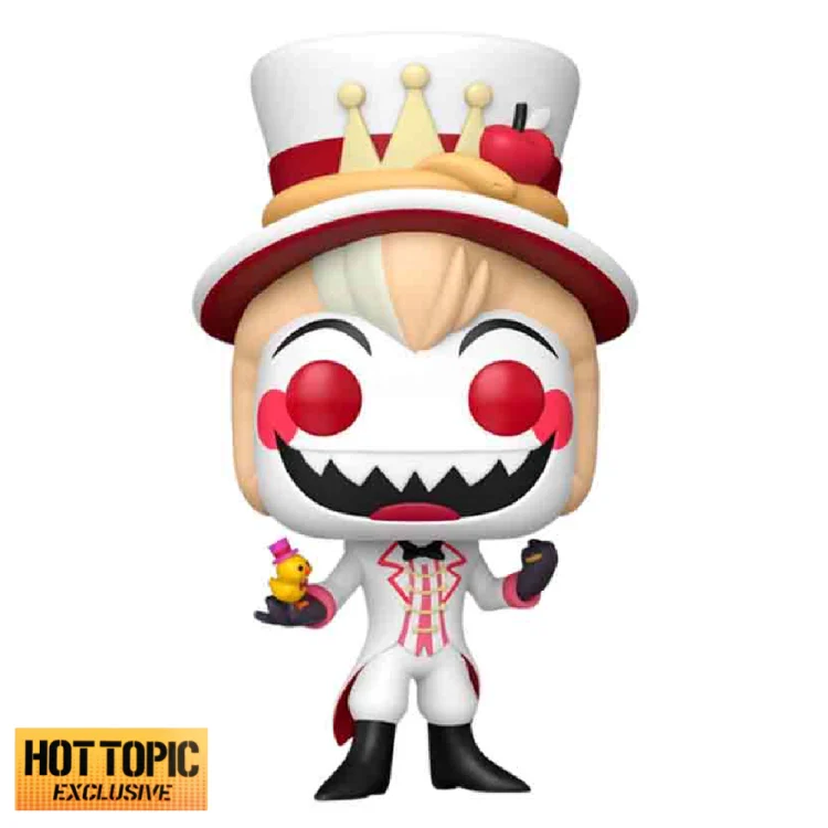 View Lucifer & Magic-Tastical Backflipping Rubber Duck Funko Pop 2244 Hazbin Hotel Hot Topic