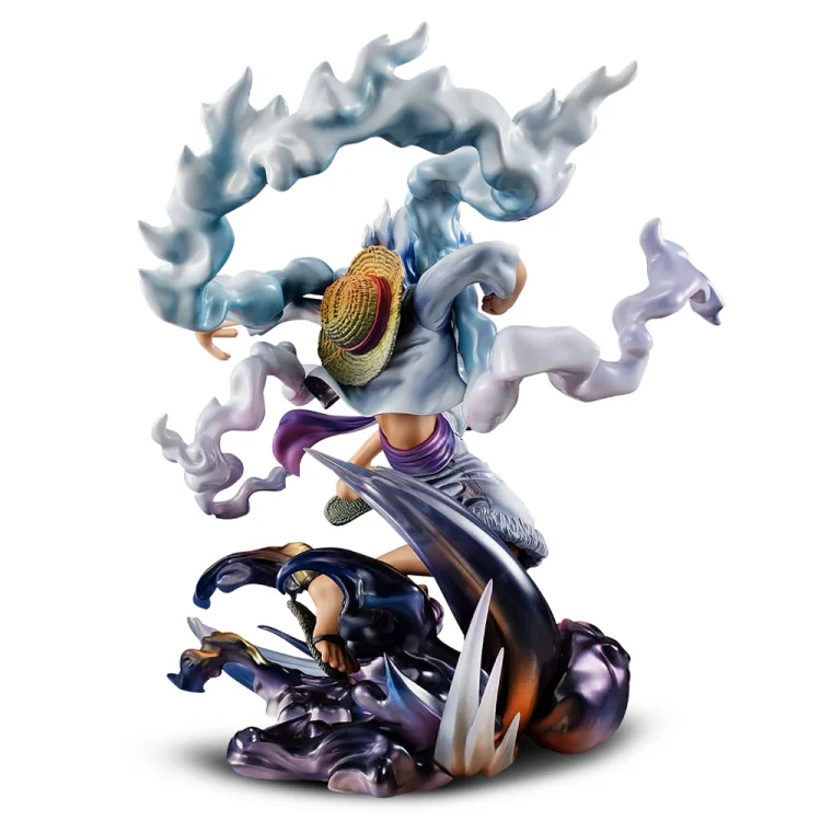 Monkey D. Luffy Gear 5 Statua One Piece p.o.p Megahouse 23 cm