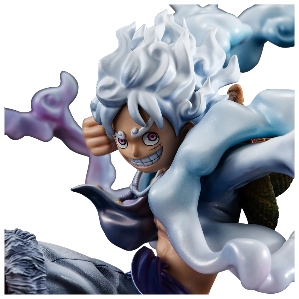 Monkey D. Luffy Gear 5 Statua One Piece p.o.p Megahouse 23 cm