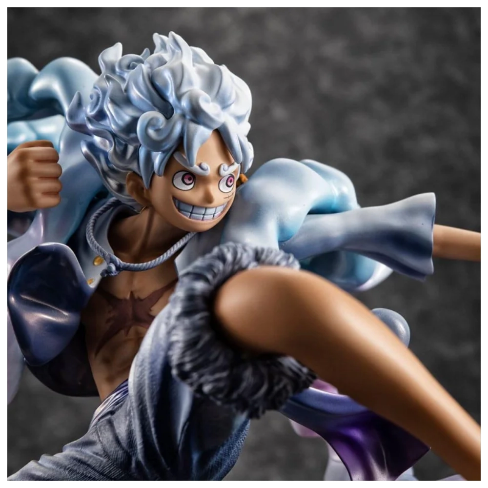 Monkey D. Luffy Gear 5 Statua One Piece p.o.p Megahouse 23 cm