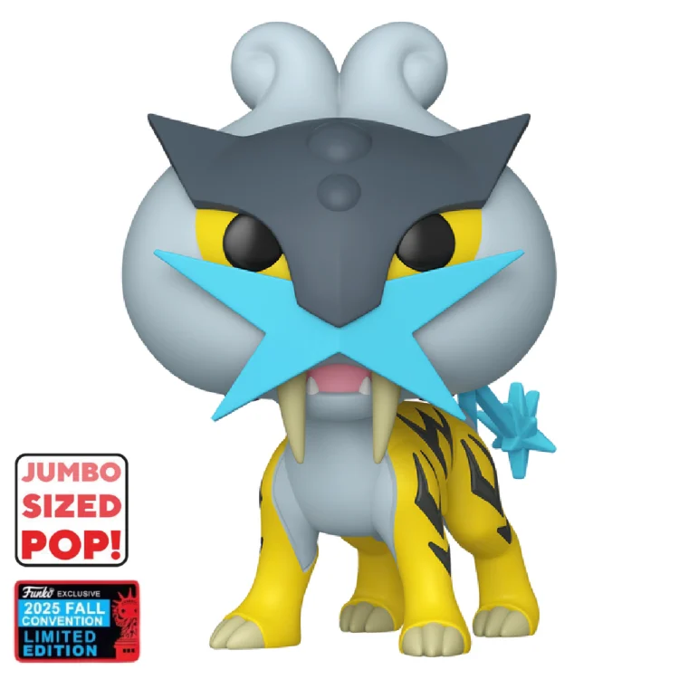 Raikou Funko Pop Jumbo 1104 Pokémon 2025 Fall Convention Exclusive