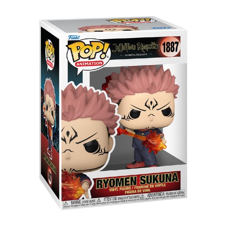 Ryomen Sukuna Funko Pop 1887 Jujutsu Kaisen