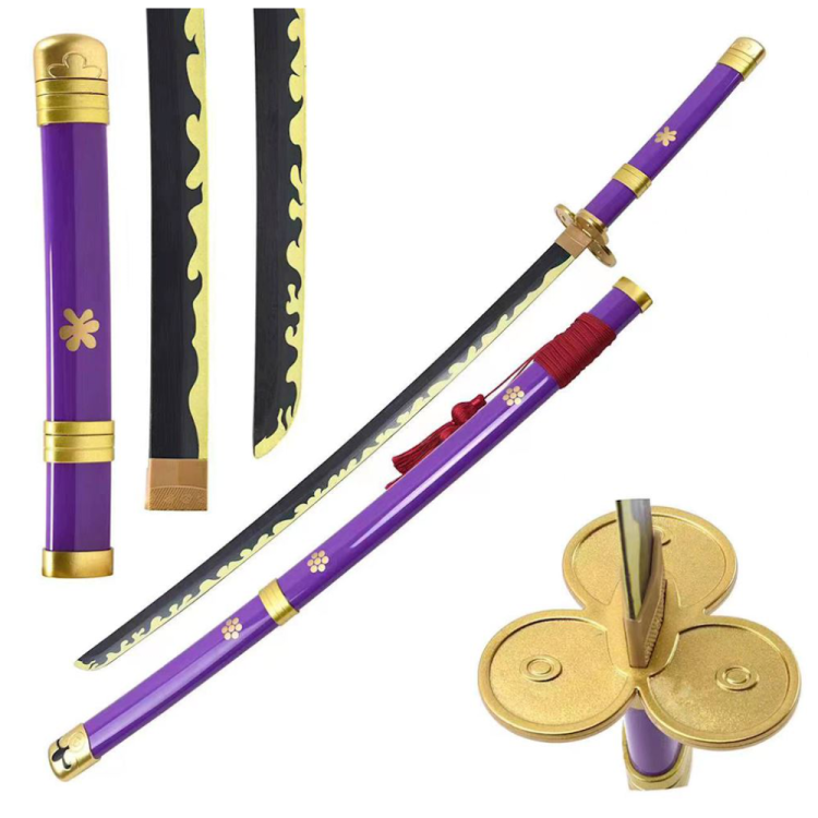 Katana Enma Viola di Zoro One Piece 1m