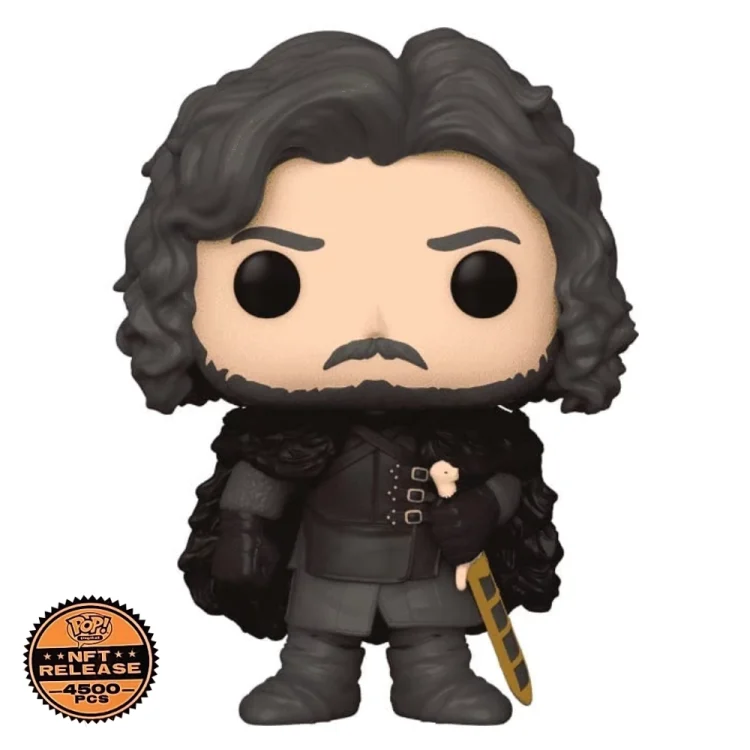 Jon Snow Wildling Funko Pop 93 Game of Thrones NFT Release 4500 pcs