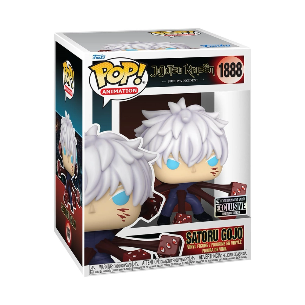 Satoru Gojo Funko Pop 1888 Jujutsu Kaisen Entertainment Earth DLX