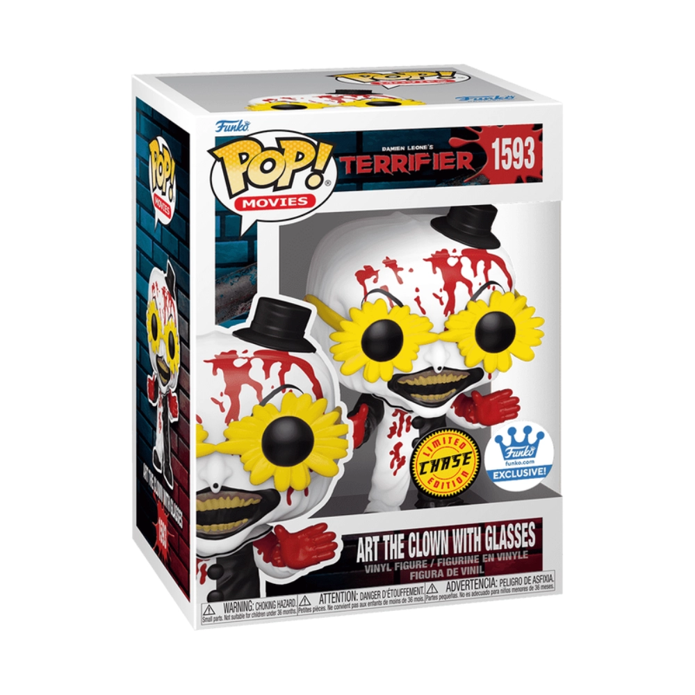 Art The Clown With Glasses Funko Pop 1593 Terrifier