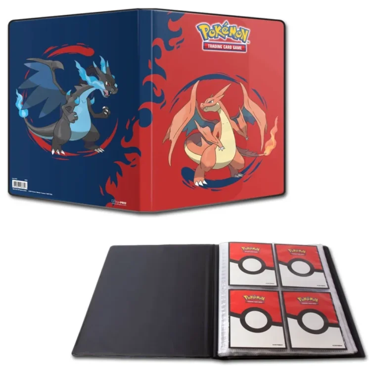Pokemon Album 4 Tasche Mega Charizard XY Ultra Pro