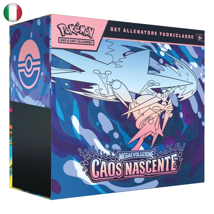 Set Allenatore Fuoriclasse Pokemon Megaevoluzione Caos Nascente ITA