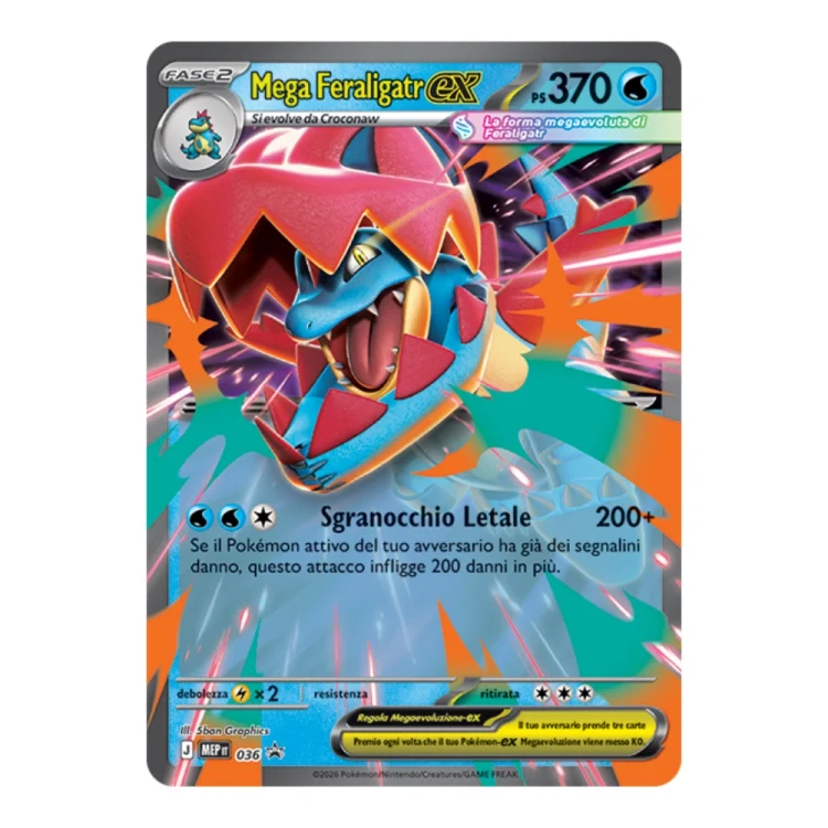 Feraligatr-EX Collezione Pokemon Ascesa Eroica ITA