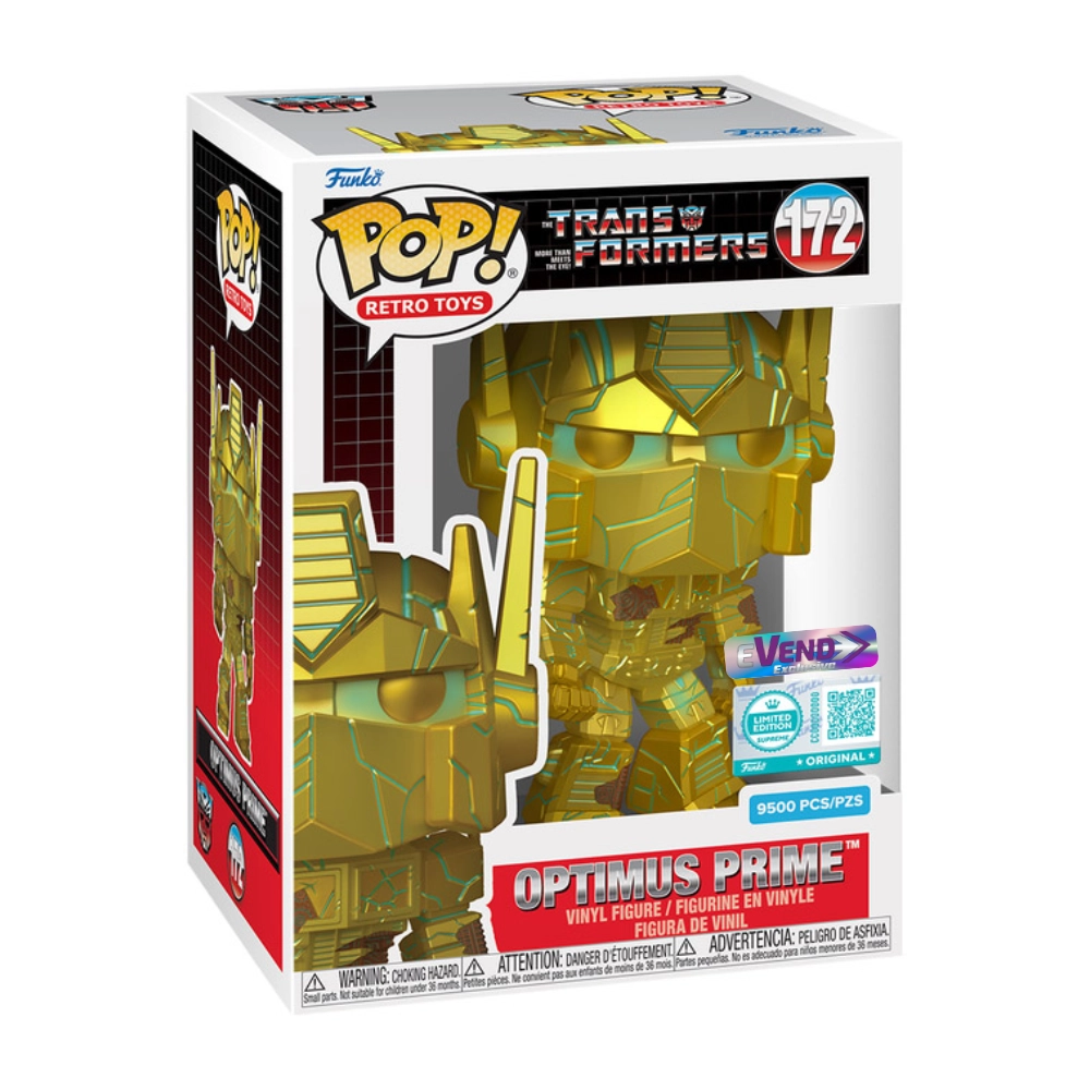 Optimus Prime Funko Pop 172 Transformers 9500PCS eVend Exclusive