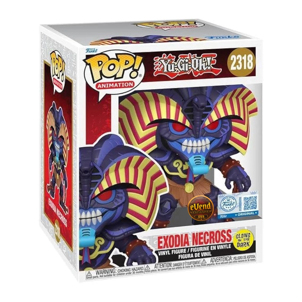 Exodia Necross Funko Pop 2318 Yu Gi Oh eVend