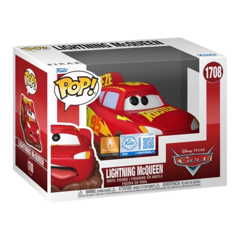 Lightning McQueen Funko Pop 1708 Disney Pixar Cars Toy Temple Pre-Release