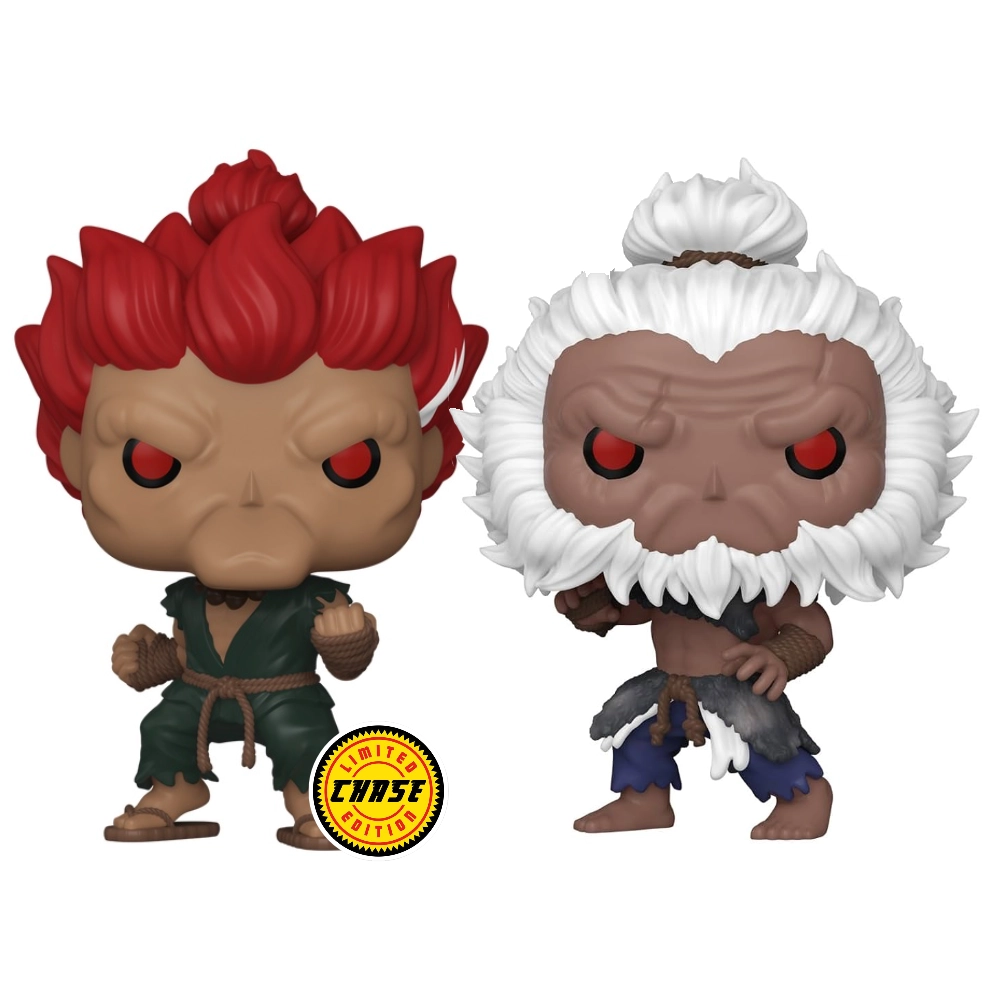 Akuma With Chase Bundle 6 Pz Funko Pop 1261 Street Fighter