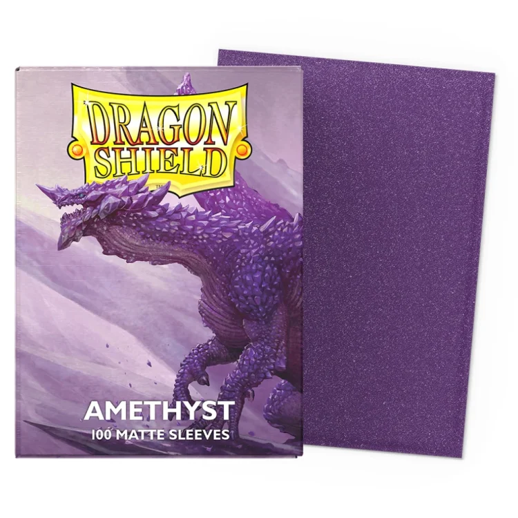Dragon Shield Sleeves Amethyst Matte 100 Standard Size