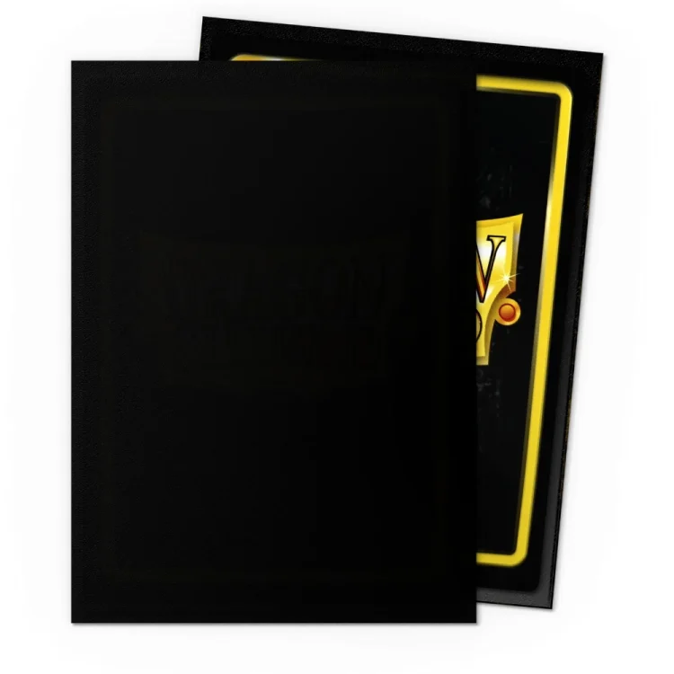 Dragon Shield Sleeves Black Matte 100 Standard Size