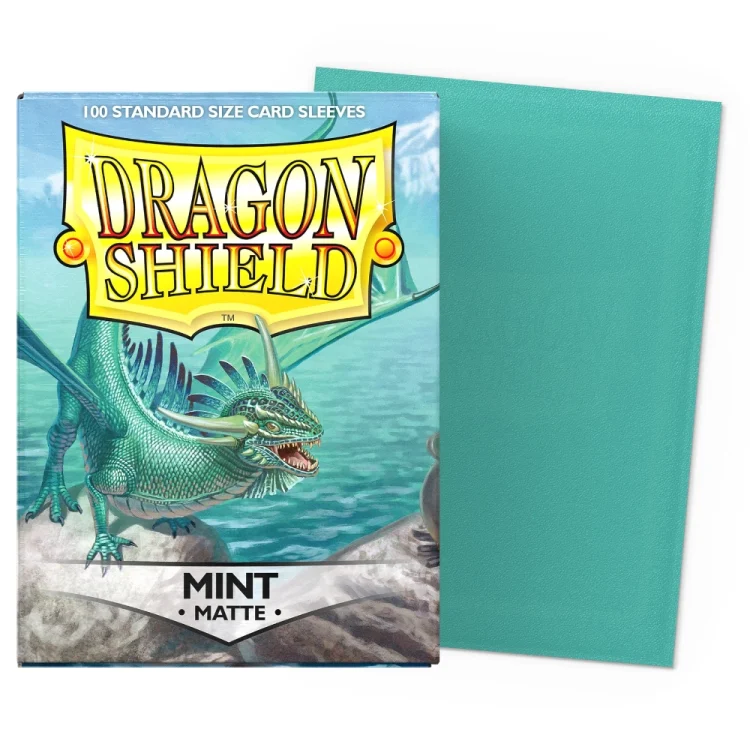 Dragon Shield Sleeves Mint Matte 100 Standard Size