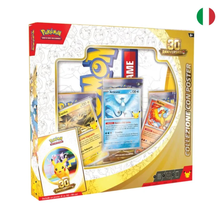 Pokemon 30° Anniversario Collezione con Poster ITA