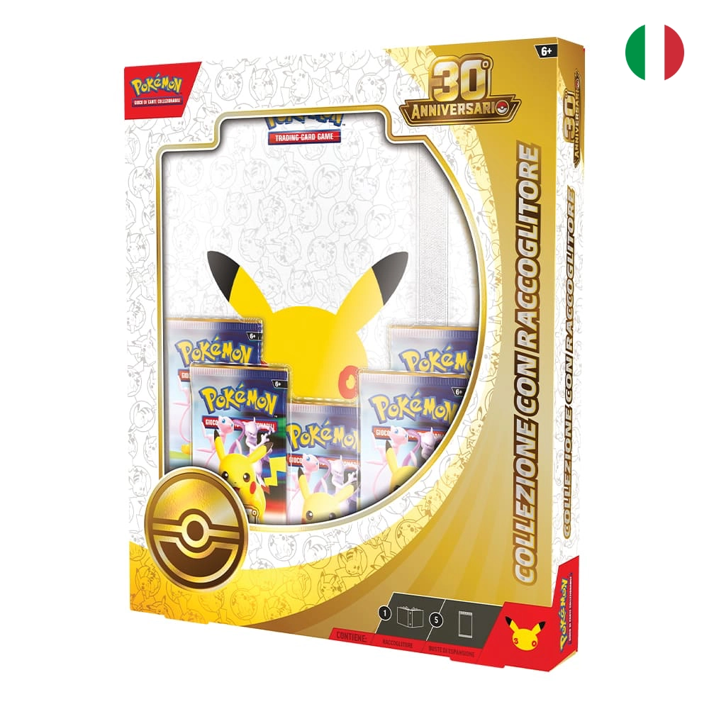 Pokemon 30° Anniversario Collezione con Raccoglitore ITA