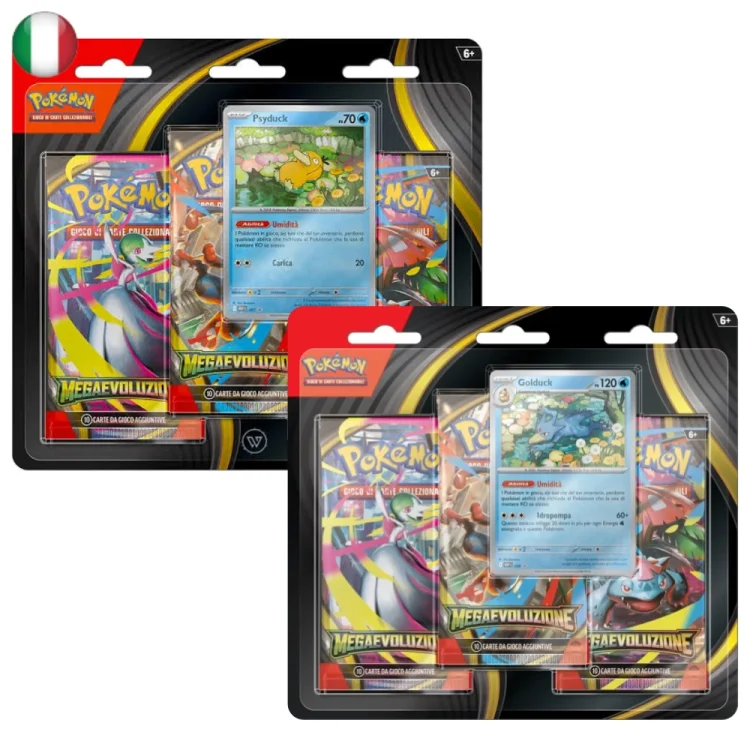 1 Blister 3 Pack Megaevoluzione Random ITA