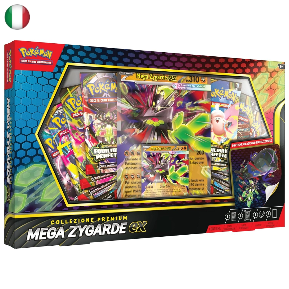 Mega Zygarde-EX Collezione Premium Megaevoluzione Pokemon ITA