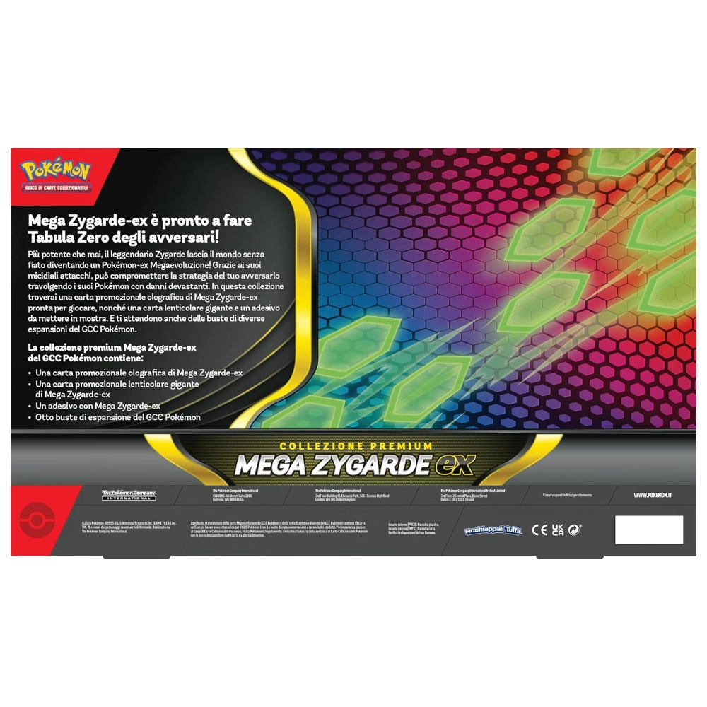 Mega Zygarde-EX Collezione Premium Megaevoluzione Pokemon ITA