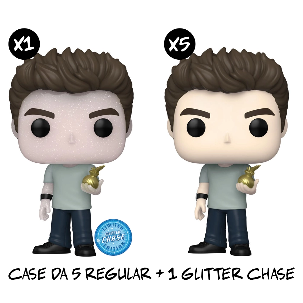 Case 6 pz: 5 Edward Cullen Regular + 1 Chase Funko Pop 2130 The Twilight Saga