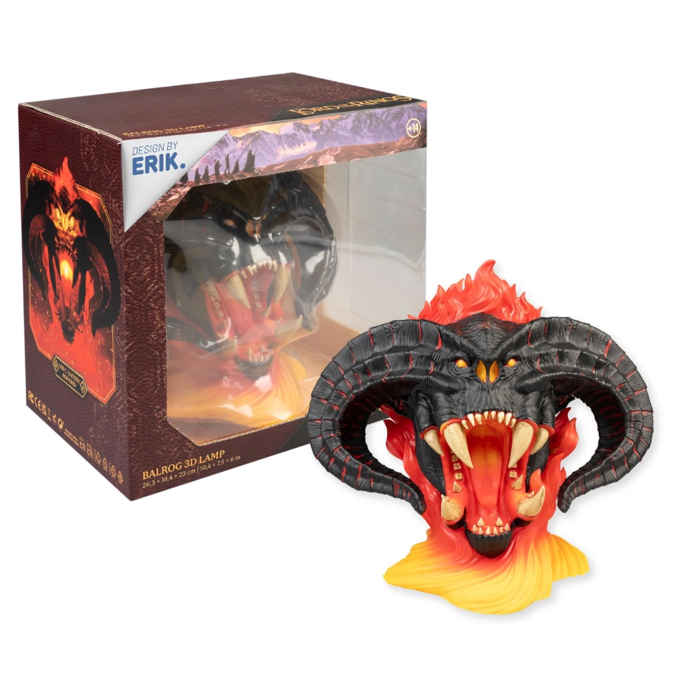 Balrog Lampada The Lord Of The Rings Grupo Erik 23 cm