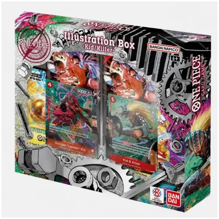 Bundle One Piece Card Game Illustration Box IB-08 Kid/Killer - Rayleigh/Shakuyaku ENG