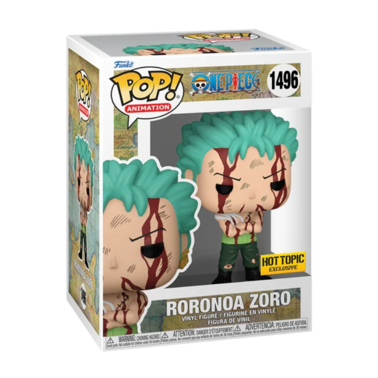 Roronoa Zoro Funko Pop 1496 One Piece Hot Topic Exclusive